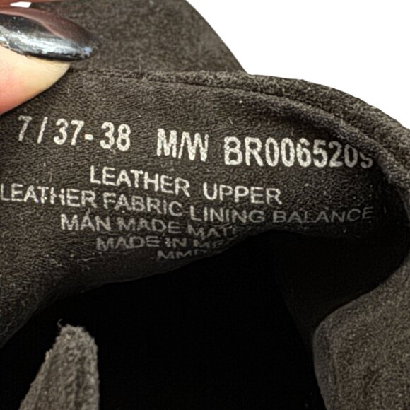 Born Viana Wedge Boots Women's Black Suede Ankle Booties, Size 7 NWOB - Picture 10 of 10